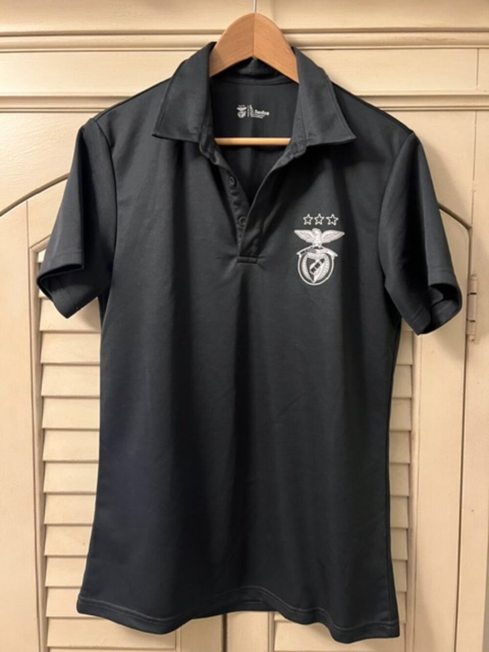 Futbol Club Benfica Polo Grey Made in Portugal Unisex - Size L